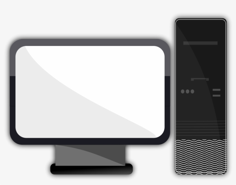 Clipart Png File Tag List, Clip Arts Svg File - Computer Monitor, transparent png #374203