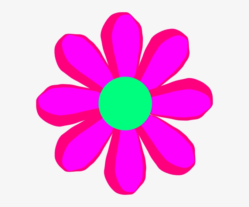 Simple Clip Art Flower, transparent png #374428