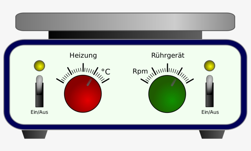 Hotplate Clipart - Magnetic Stirrer Clip Art, transparent png #374485