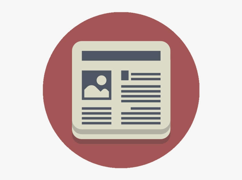 News Icon Png Red, transparent png #374507