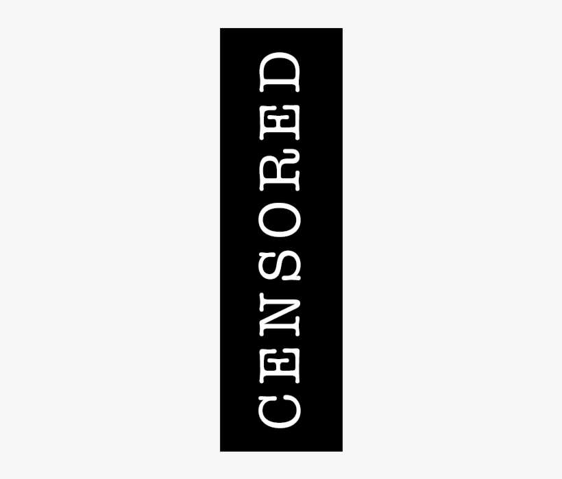 Censor Bars Messages Sticker-3 - Grip Tape, transparent png #375011