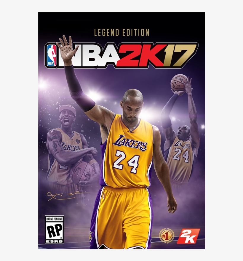 Kobe Bryant's Nba 2k17 Legend Edition Cover - Nba 2k17 Legend Edition Cover, transparent png #375013