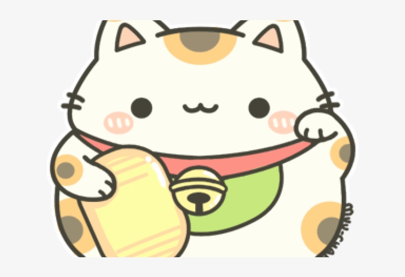 Maneki Neko Clipart Pusheen - Maneki Neko Cartoon, transparent png #375134