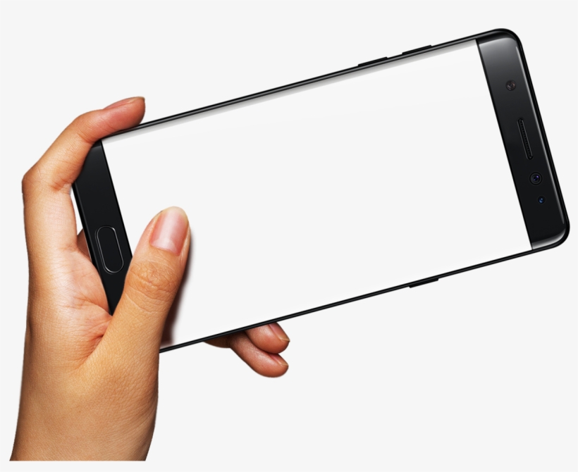 Clip Freeuse Samsung Galaxy Note S Android Hand Handheld - Hand Mobile Frame Png, transparent png #375187