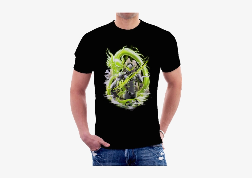 Genji - Mens Gorillaz Demon Days T Shirt, transparent png #375225