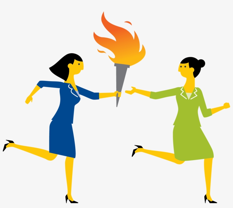 Torch Clipart Sport Day - Pass The Torch Clipart, transparent png #375270