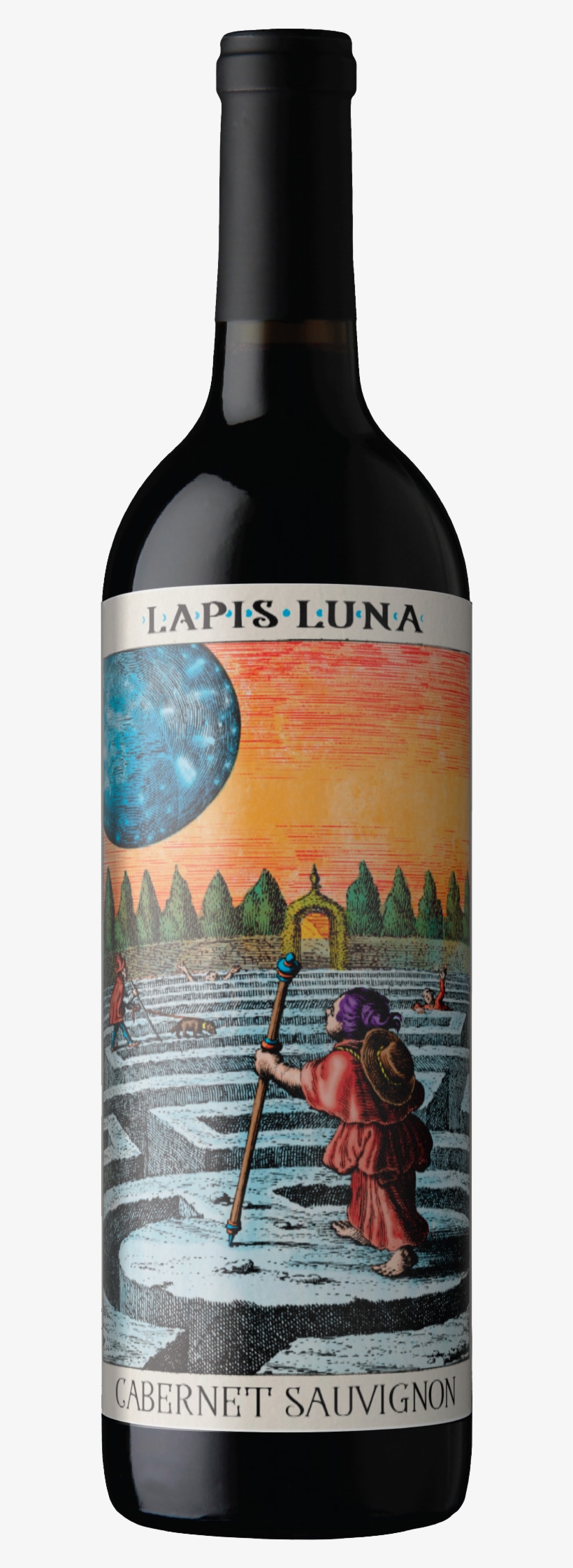 Front - Lapis Luna Wine, transparent png #375271