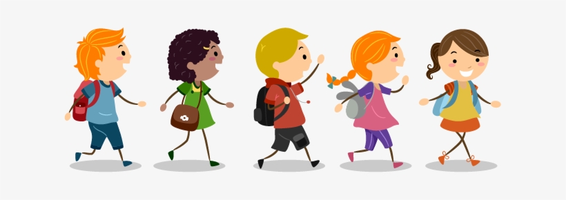 Walk To School Day - Criança Estudante, transparent png #375403