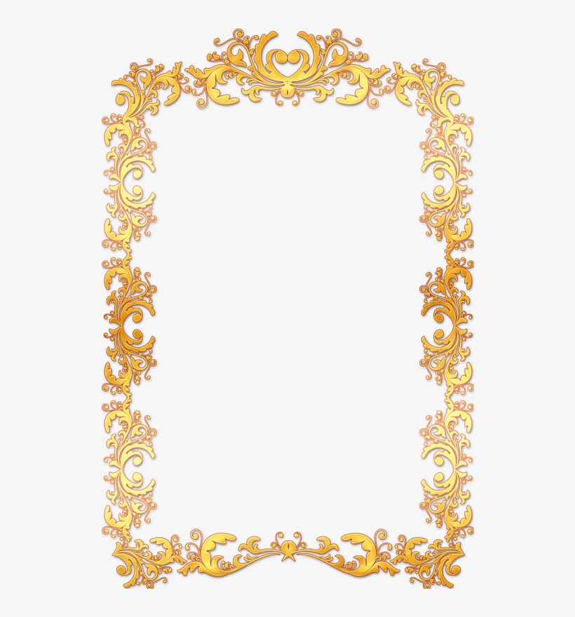 Frame Border Vintage Frame Border Gold Frame Border - Modern Vintage Vintage Border, transparent png #375461