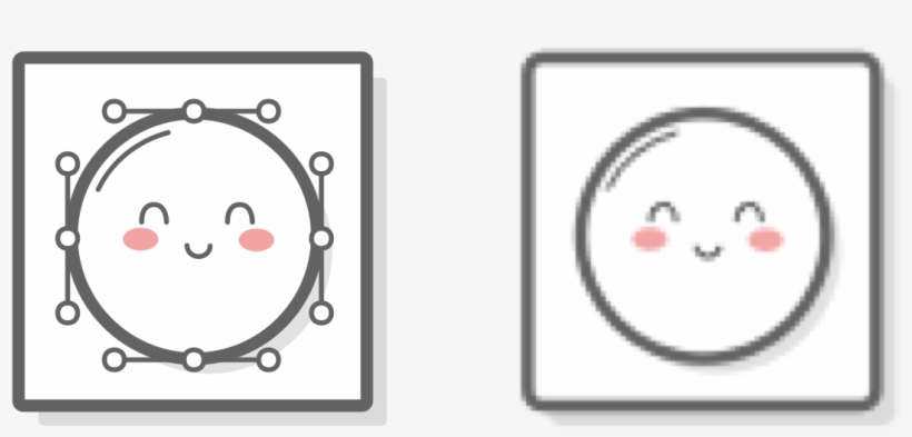 Svg Image With Crisp Edges Compared To A Pixelated - Portable Network Graphics, transparent png #375565