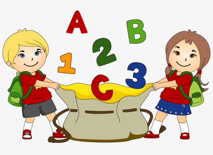 Vector Freeuse Download Children Having Fun At School - Children Clipart, transparent png #375953