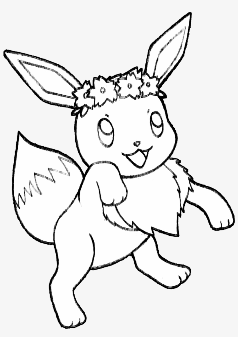133 Serena's Eevee By Realarpmbq - Pokemon Black And White For Drawing ...