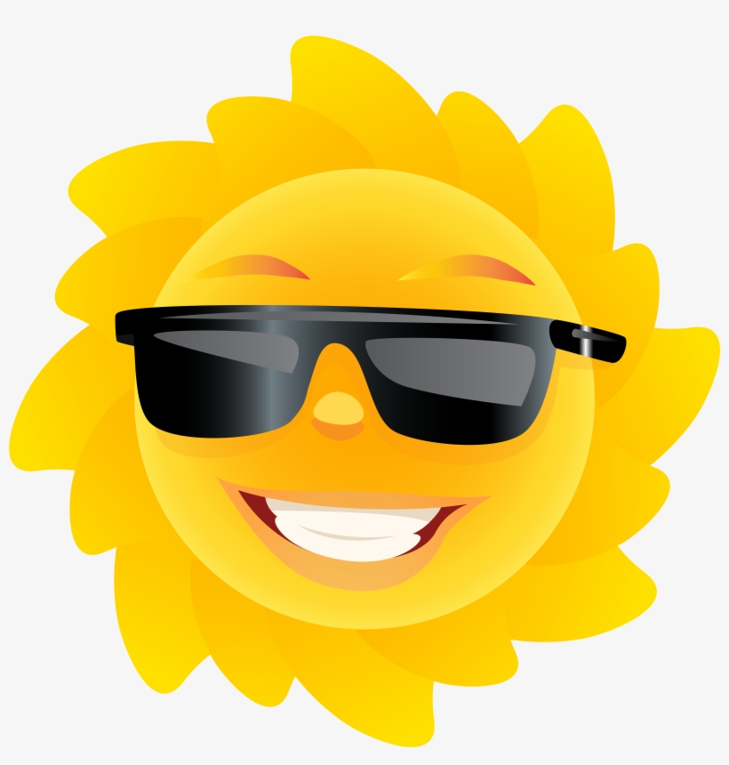 Cute Sun Transparent Clip Art Image Summer Clip Pinterest - Clip Art Sun With Sunglasses Transparent, transparent png #376231