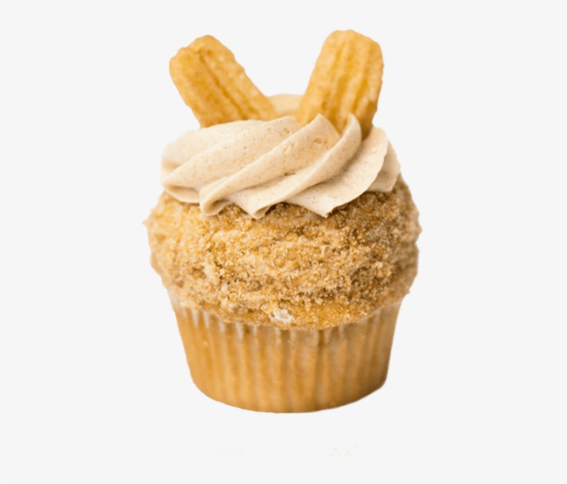 Churro Cupcake - Cupcake, transparent png #376234