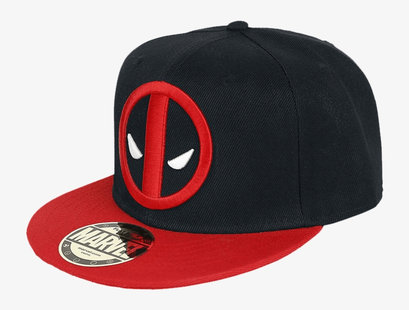 Deadpool Cap - Logo - Black-red, transparent png #376299