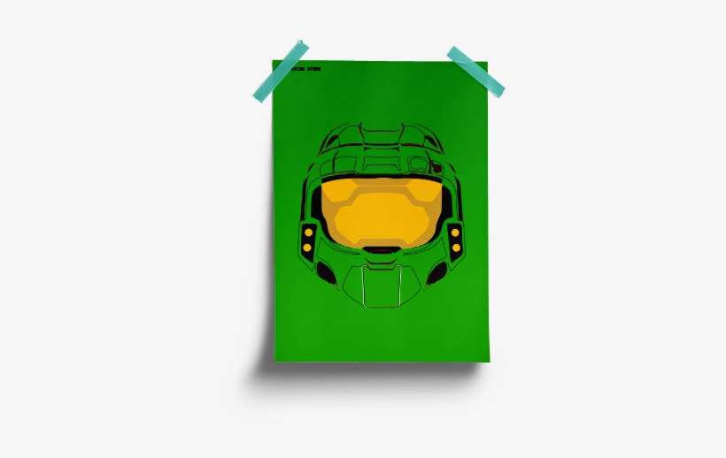 Grab This Master Chief Inspired Halo Poster For Times - Illustration, transparent png #376460