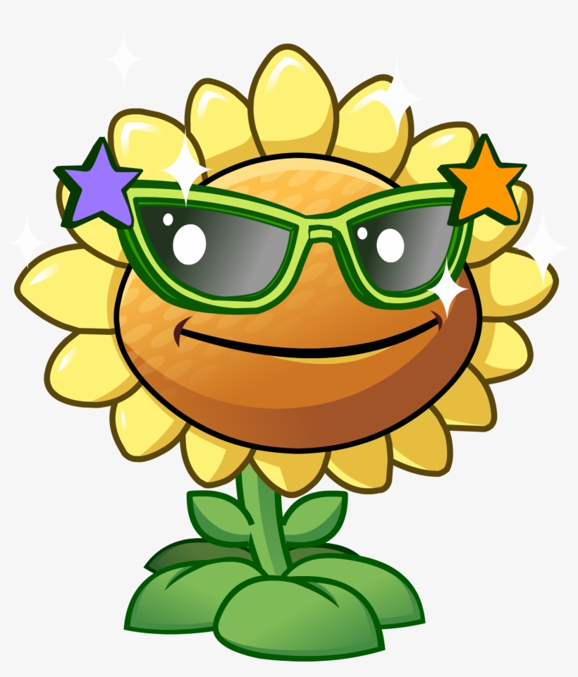 Sunflower Clipart Plant Vs Zombie - Plants Vs Zombies Flor, transparent png #376544