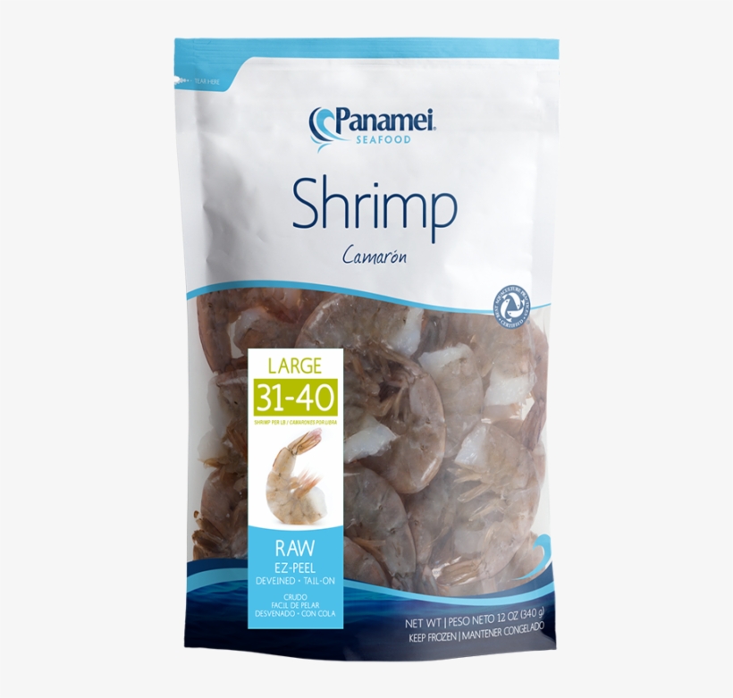 Uncooked Shrimp Ez-peel - Panamei Shrimp 41 50, transparent png #376652