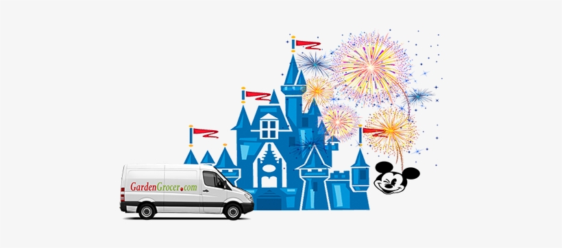 Garden Grocer Disney Logo - Magic Kingdom, transparent png #376673