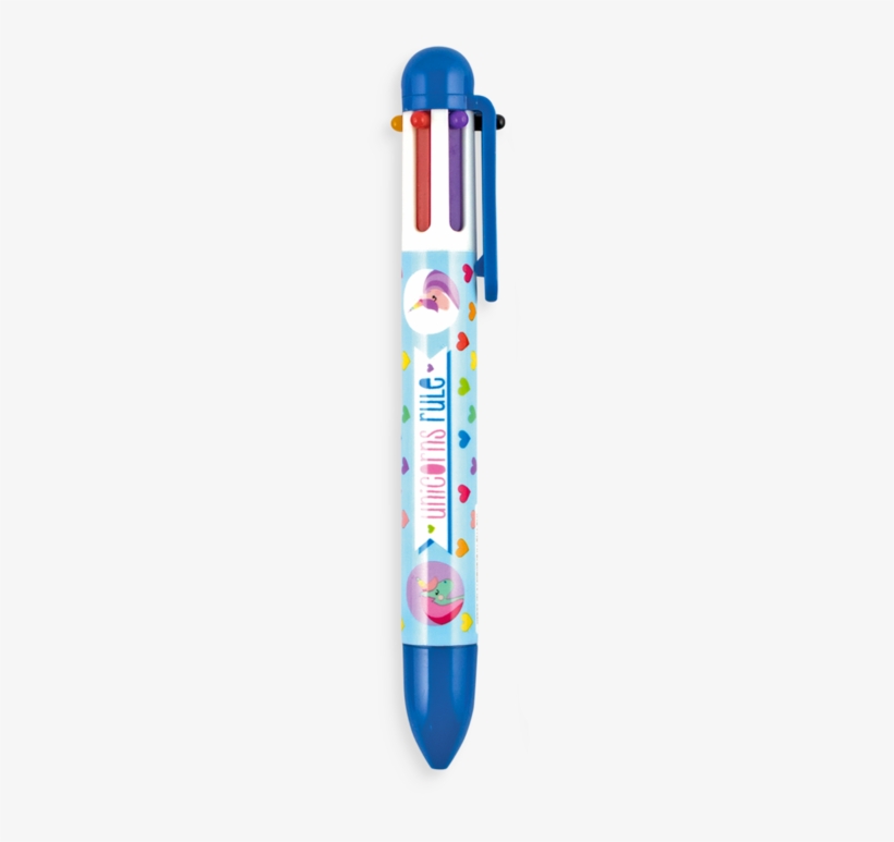 Unique Unicorns 6 Click Multi Color Pen - Ooly Unique Unicorns 6 Click Multi Color Pen, transparent png #376930