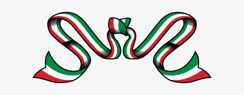 Christmas Ribbon Clipart Ribbon Candy - Green White Red Ribbon, transparent png #376988