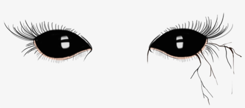 Demon Eyes Png - Black Demon Eyes Png, transparent png #376994