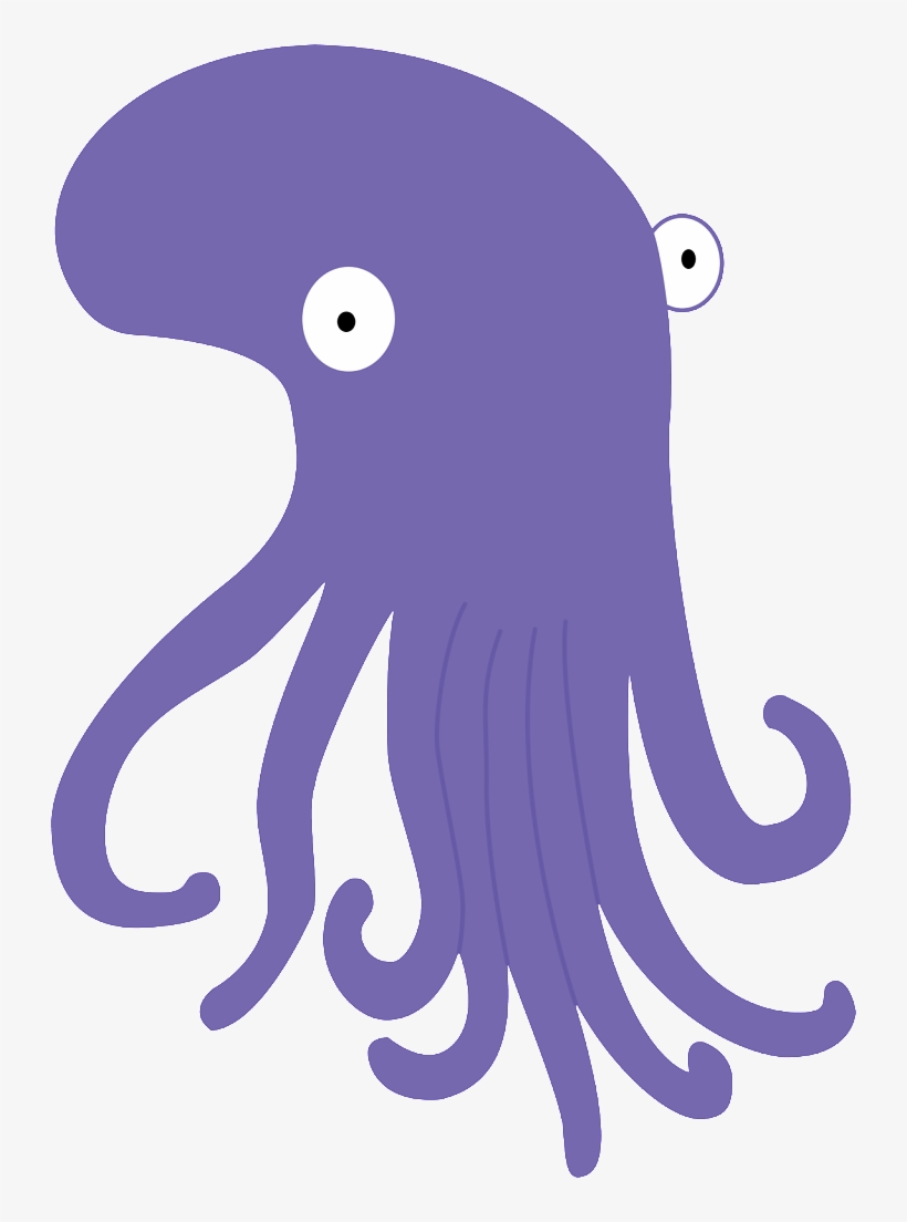 Purple Octopus - Royalty-free, transparent png #377012