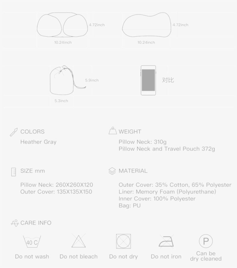 Neck Pillow-care Info - Document, transparent png #377085