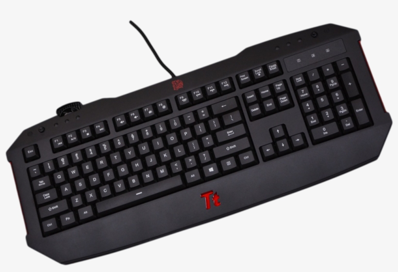 Thermaltake Tt Esports Challenger Illuminated Gaming - Scissor Keyboard Tenkeyless, transparent png #377232