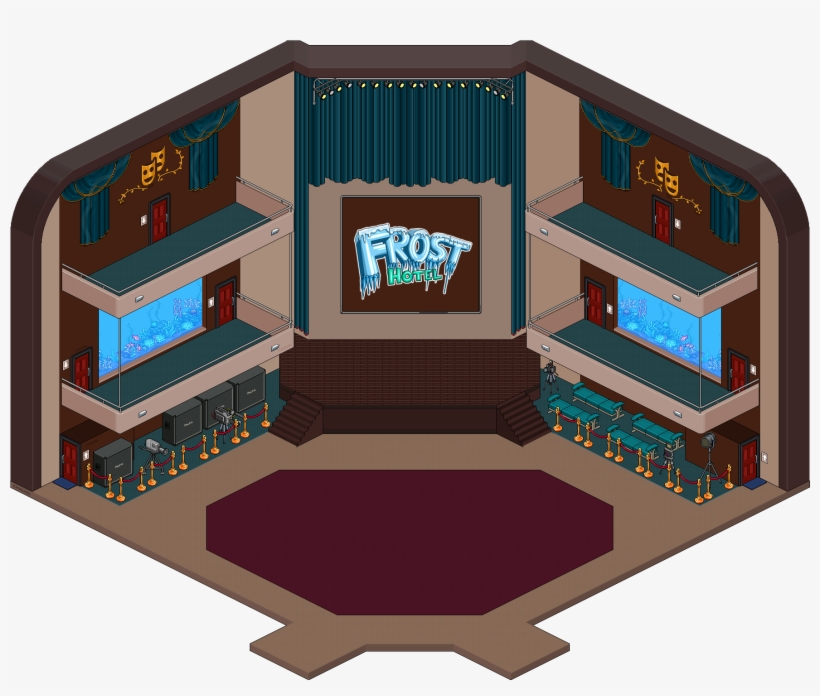 Teatro Frost Pronto - Stage Mpu Habbo, transparent png #377234