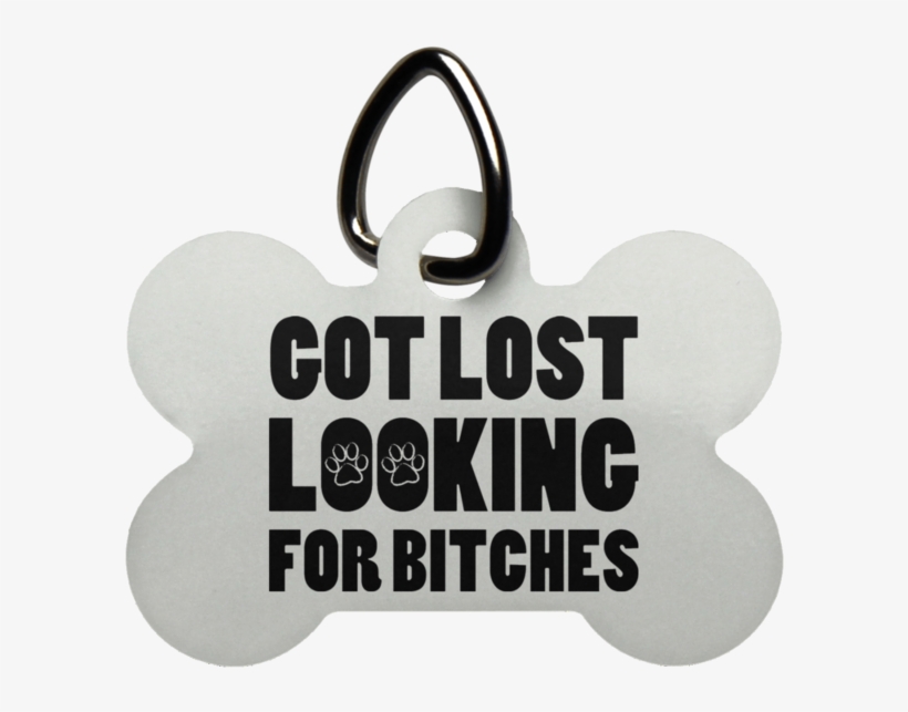 Got Lost Looking Dog Bone Pet Tag - Love Fashion Hate Sweatshops, transparent png #377254