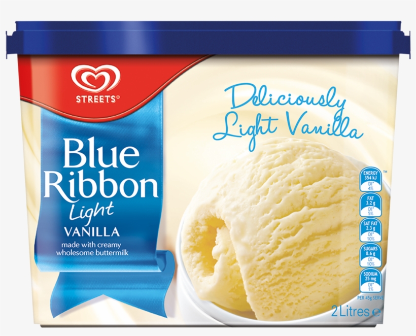 Streets Blue Ribbon Classic Chocolate Ice Cream 2l, transparent png #377454