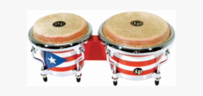 Latin Percussions Music Collection® Mini Tunable Bongos - Lp Puerto Rican Flag Mini-bongos, transparent png #377498