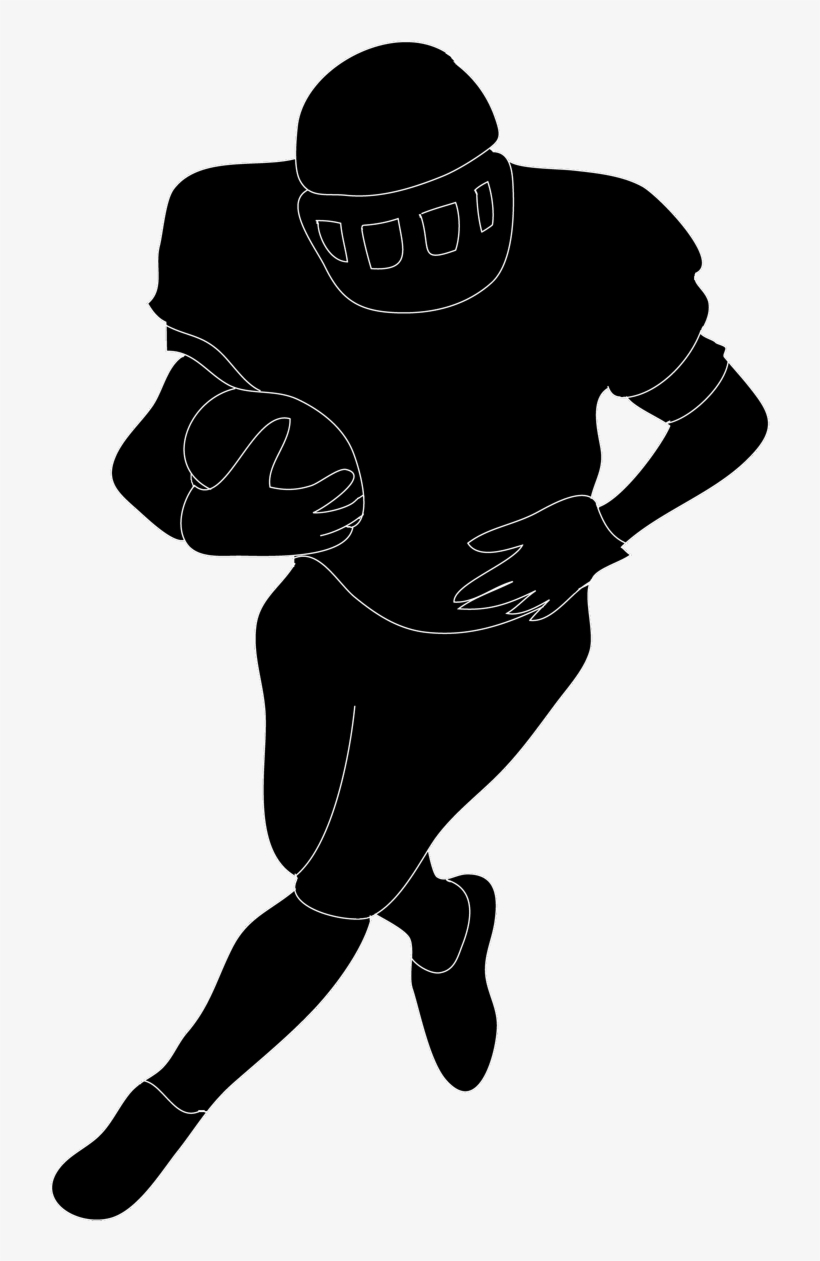 Football Silhouette Free Download Clip Art On In Player - Football Player Clipart No Background, transparent png #377517