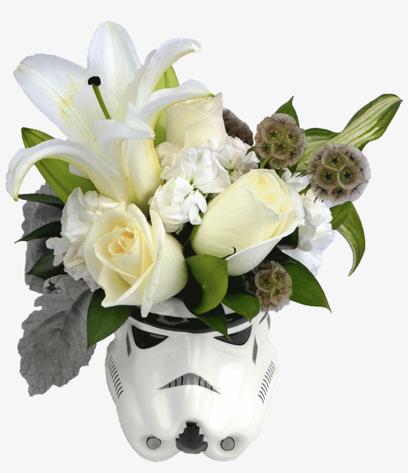 Star Wars Stormtrooper Flower Mug - Stormtrooper, transparent png #377571