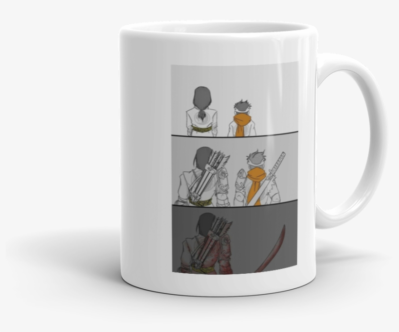 Genji And Hanzo Comic - Coffee Cup, transparent png #378475