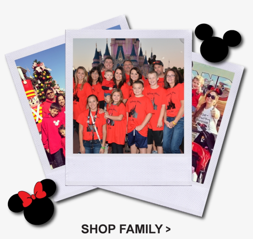 Disney Family Apparel Matching T Shirts Standing In - Team, transparent png #378579