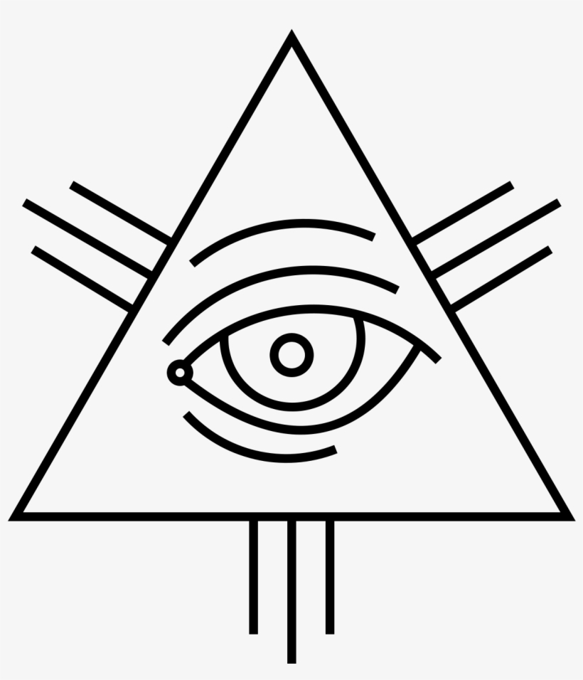 Triangolo Illuminati Png - Eye Of Providence, transparent png #378626