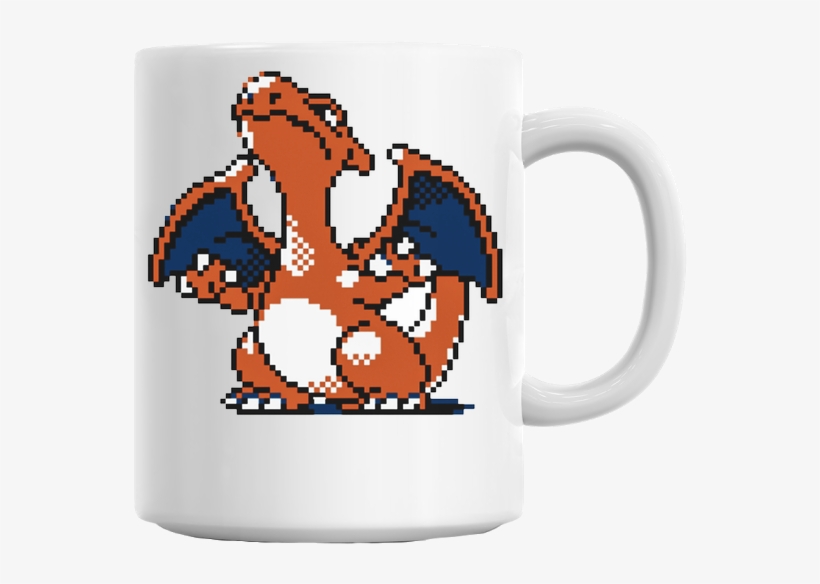 Old School Mug - Charizard Gif No Background, transparent png #378736