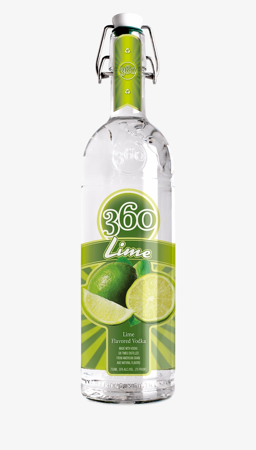 Vibrant And Refreshing, The Lime Adds A Citrus Twist - 360 Vodka Bing Cherry, transparent png #378738