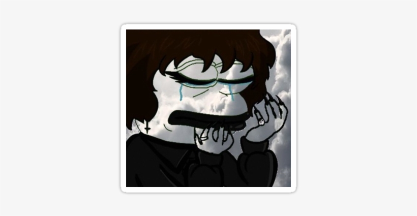 Pepe The Emo Frog Emo, Frogs, Stickers, The O'jays, - Emo Pepe Meme, transparent png #378888
