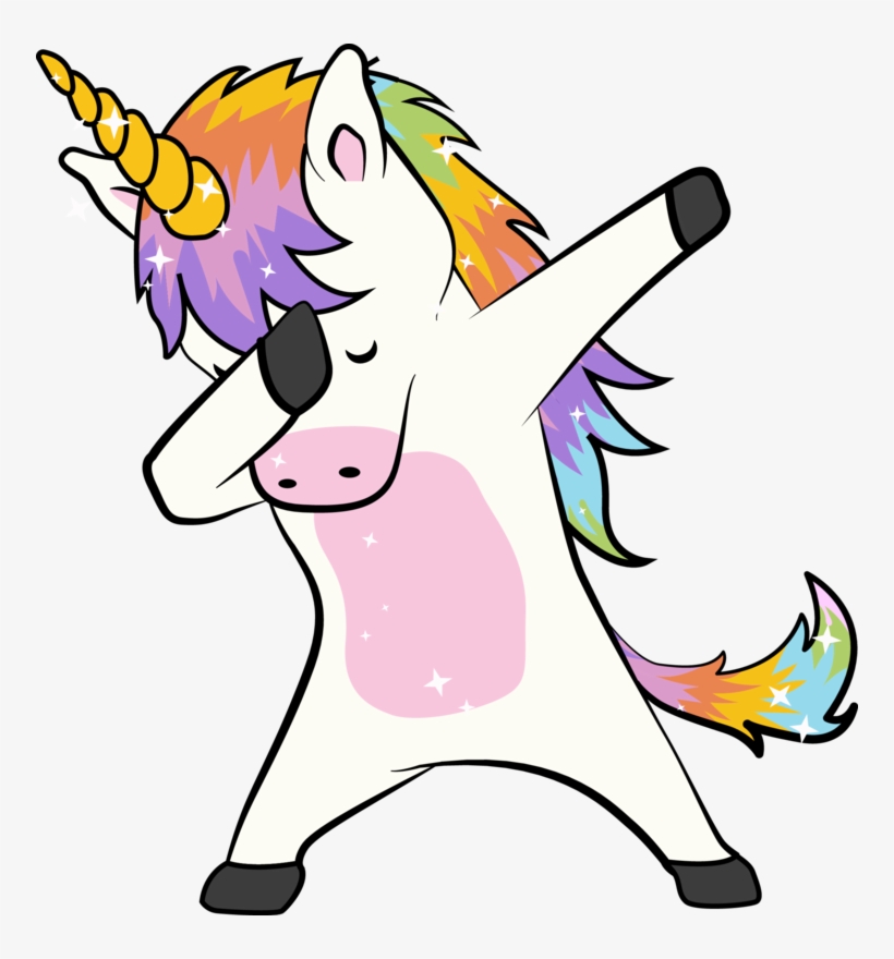 Dabbing Unicorn, transparent png #378950