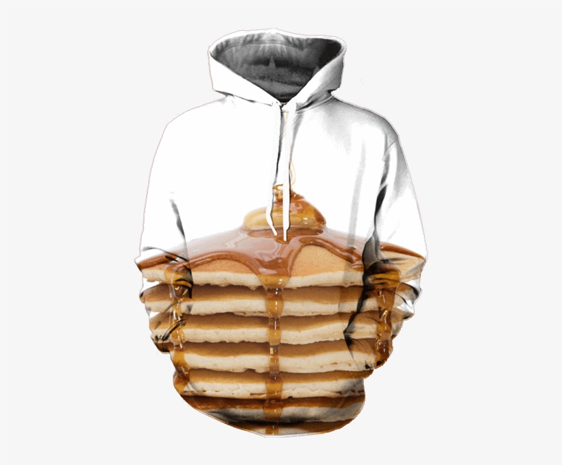 Syrup Pancakes Hoodie - Beloved Shirts Pancake Stack Pillow Case, transparent png #379194