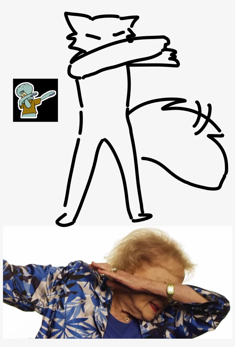 Memes - Betty White Dabbing, transparent png #379211