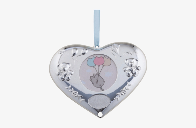 Heart-shaped Hanging Frame With Teddy - Heart, transparent png #379762