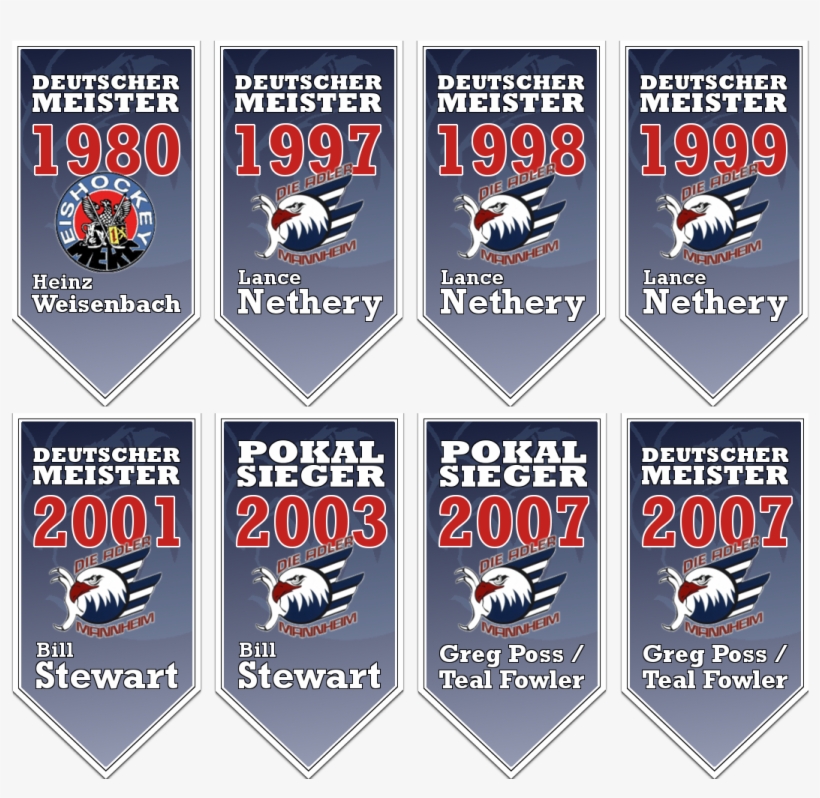 Adlermannheim Championship Banners - Championship Banners, transparent png #379781