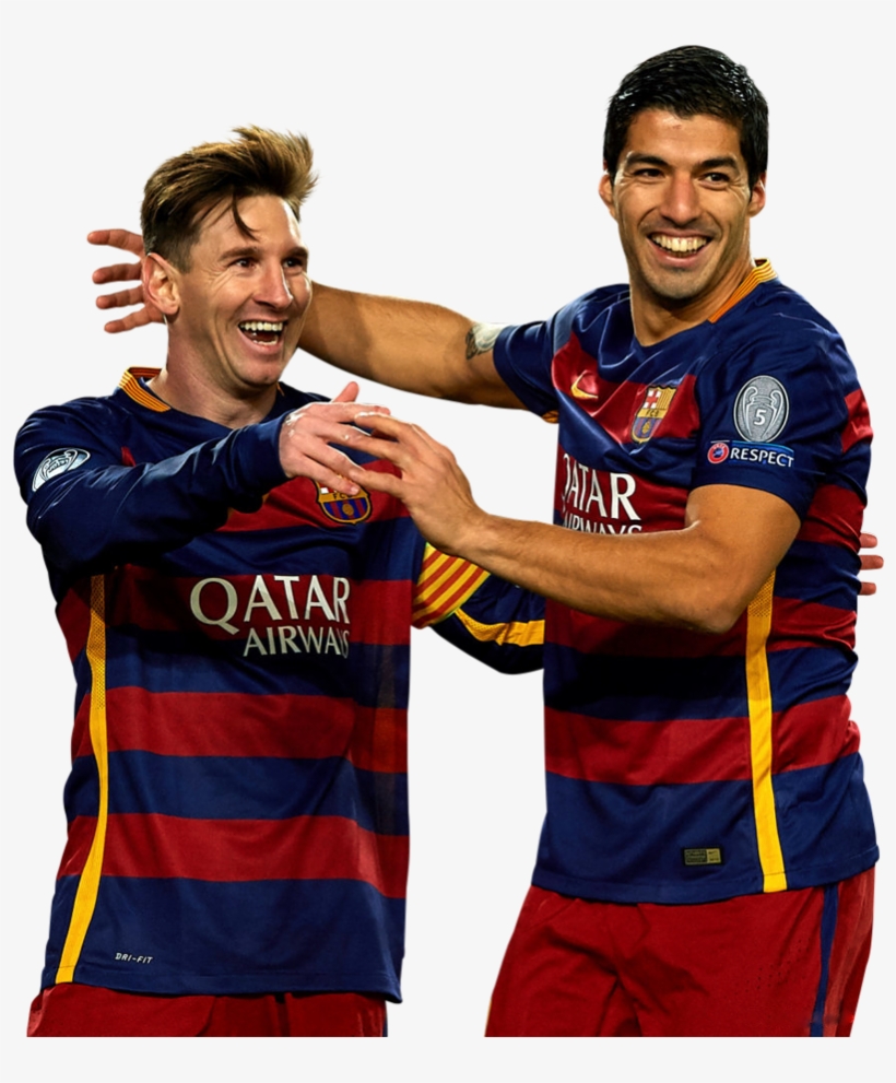 Lionel Messi & Luis Suarez Render - Messi And Suarez Transparent, transparent png #379953