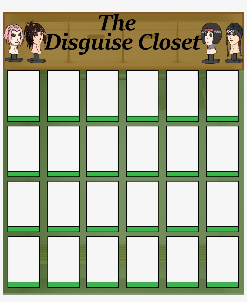 Disguise Closet Template - Trolls Calendar 2017 September, transparent png #3700199