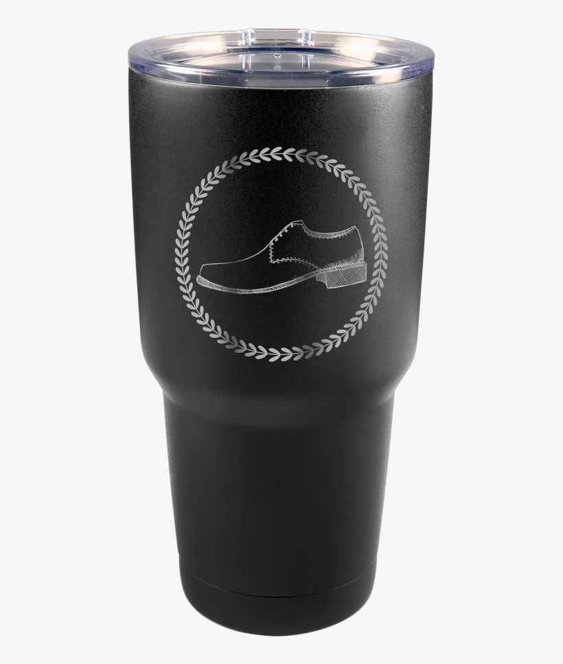 Tumbler Will Come Engraved With Usssa Logo - Large Polar Camel Matte Black Tumbler - 30 Oz, transparent png #3700342
