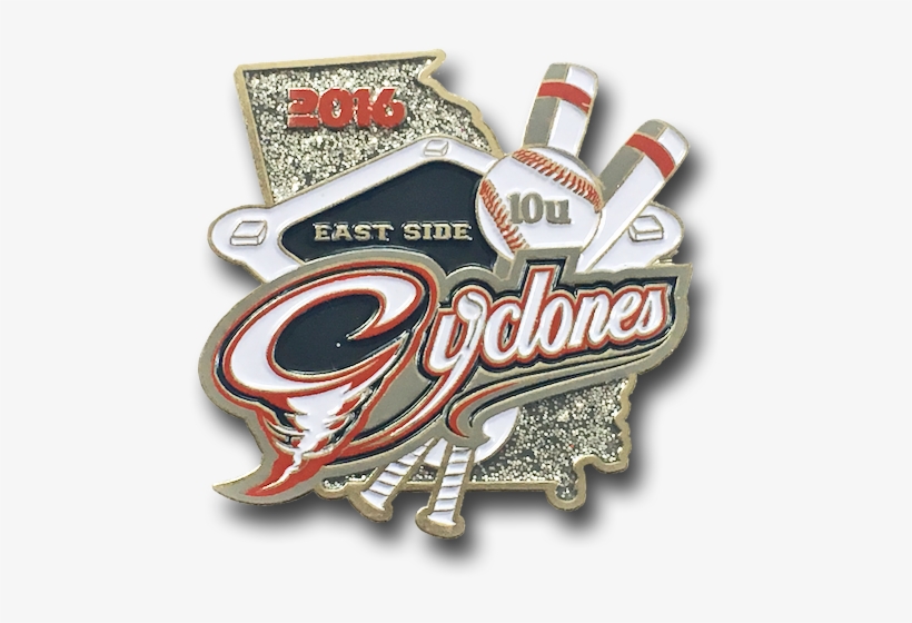 10u Custom Designed Baseball Pin, For Team Trading, - Baseball, transparent png #3700550